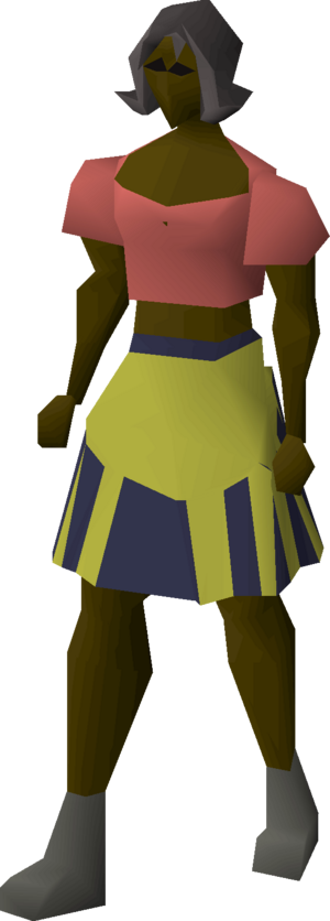 Decorative armour (gold plateskirt) equipped female.png