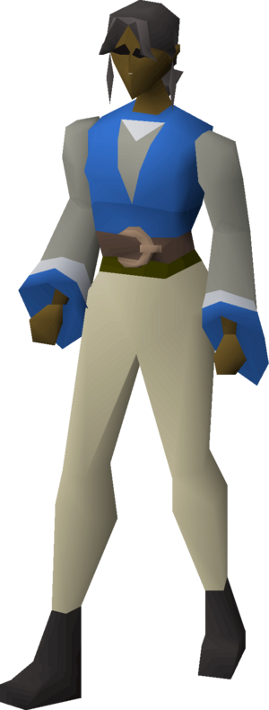 Robe top of the eye (blue) equipped female.png