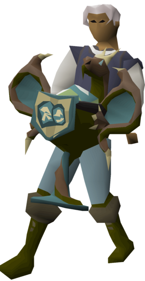 Trailblazer trophy (unobtainable item) equipped.png