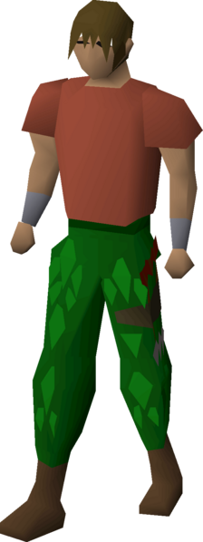 File:Green d'hide chaps equipped male.png