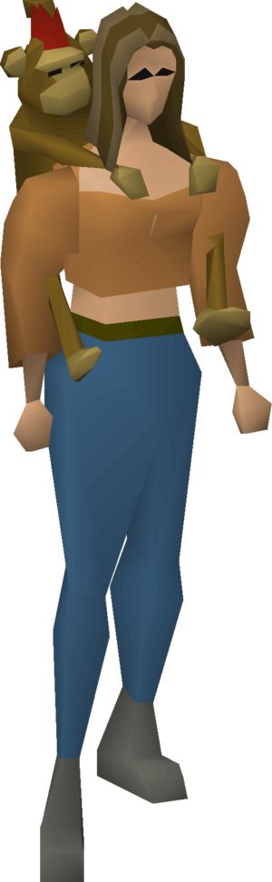 Karamjan monkey (item) equipped female.png