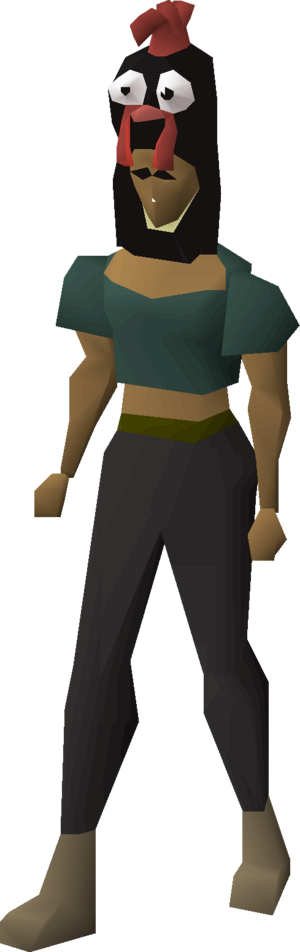 Evil chicken head equipped female.png
