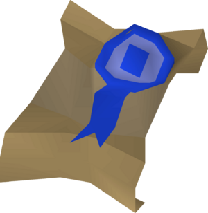 Blue reward token (Temple Trekking) detail.png