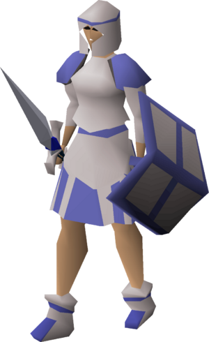 Decorative armour (white plateskirt) equipped.png