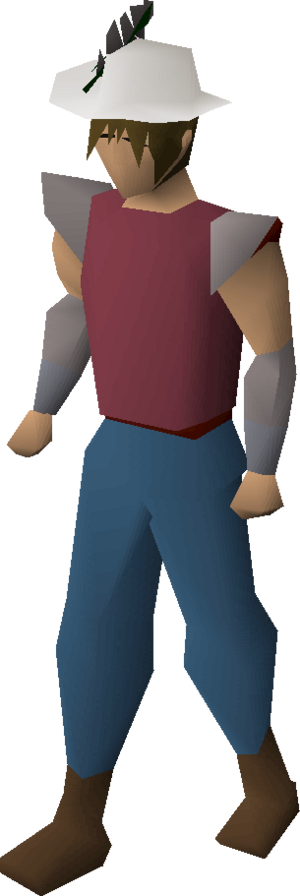 White cavalier equipped.png