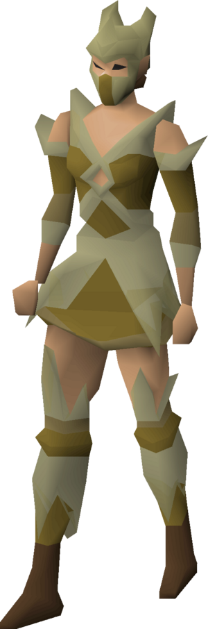 Crystal armour (inactive) (Crwys) equipped female.png