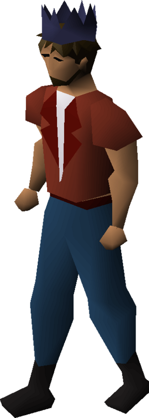 Mithril partyhat equipped male.png