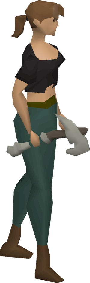 Morrigan's throwing axe (bh) equipped female.png
