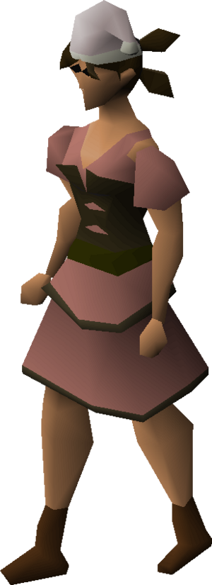 White santa hat equipped female.png