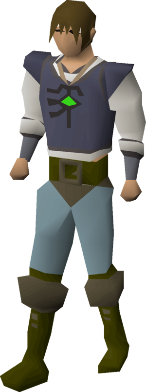 Amulet of the eye (green) equipped male.png