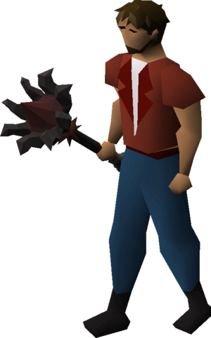 Inquisitor's mace equipped male.png