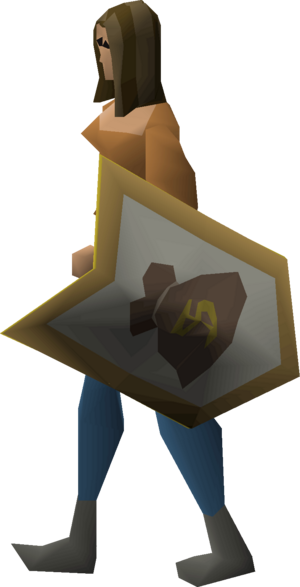 Adamant kiteshield (Money) equipped female.png