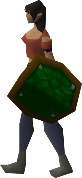 File:Green d'hide shield equipped female.png