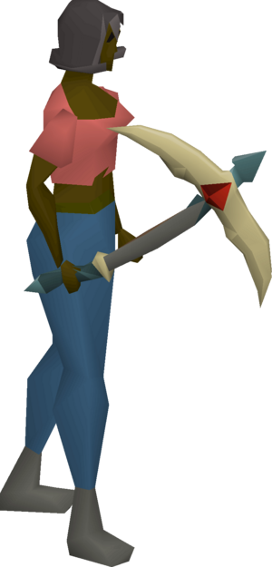 Infernal pickaxe (or) (uncharged) equipped female.png