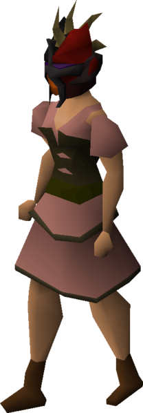 File:Red slayer helmet (i) equipped female.png