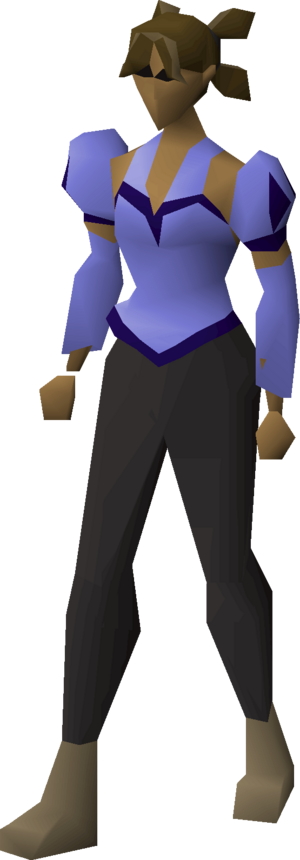 Blue elegant blouse equipped female.png