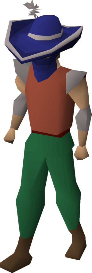 Bounty hunter hat (tier 4) equipped.png