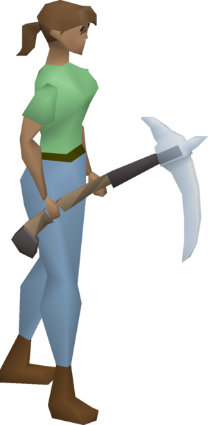 Crystal pickaxe equipped female.png