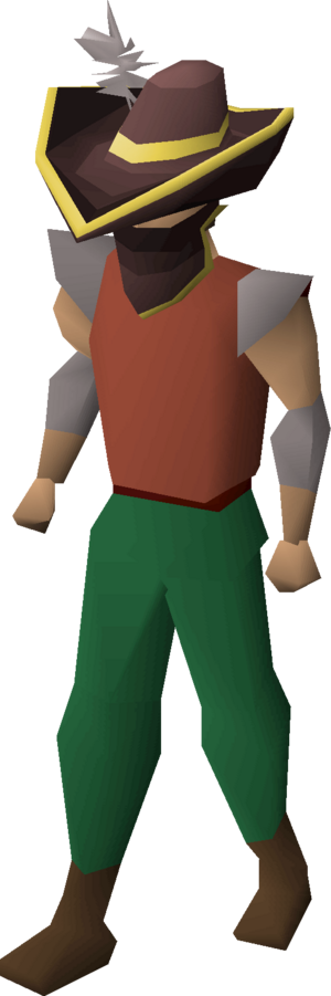 Bounty hunter hat (tier 5) equipped.png