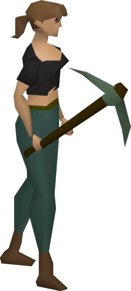File:Adamant pickaxe equipped female.png