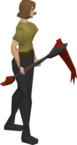 Infernal pickaxe equipped female.png