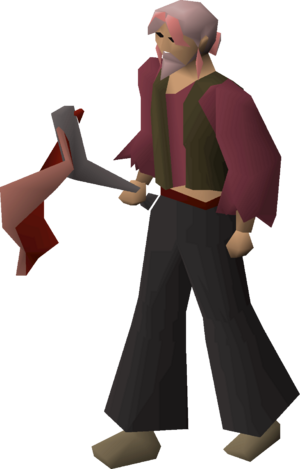 Broken axe (dragon) equipped.png