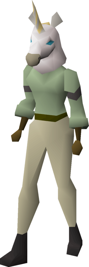 White unicorn mask equipped female.png