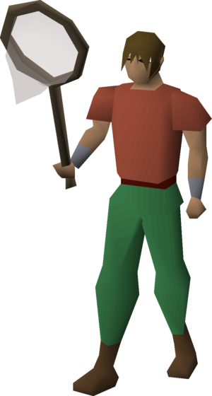 Butterfly net equipped.png