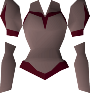 Red elegant blouse detail.png