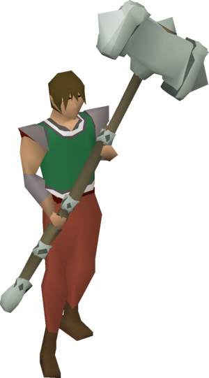Granite maul (ornate handle clamp) equipped.png