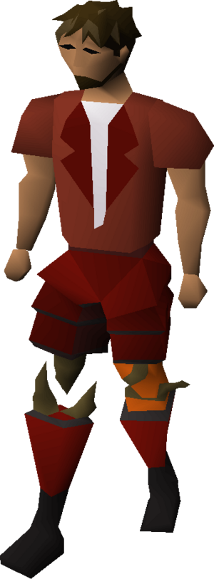 Red slayer chainskirt equipped male.png