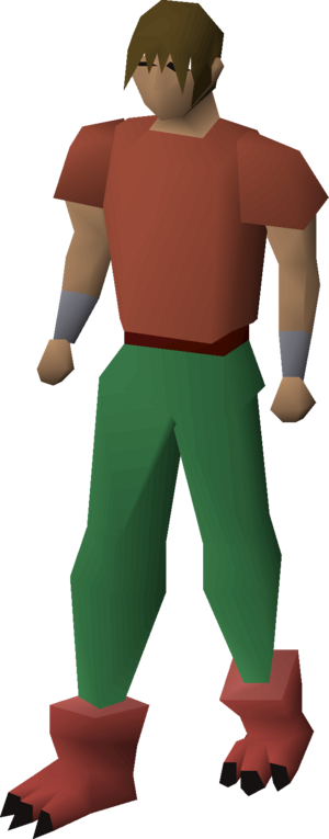 Evil chicken feet equipped male.png