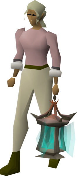 File:Abyssal lantern (magic logs) equipped female.png