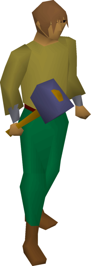 Mithril warhammer equipped male.png