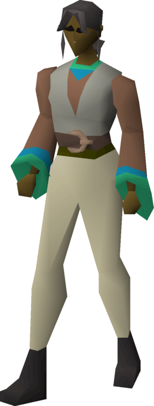 Robe top of the eye (green) equipped female.png