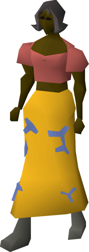 Villager robe (yellow) equipped female.png