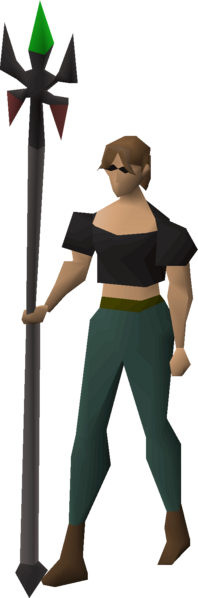 File:Dragon spear (p)(cr) equipped female.png