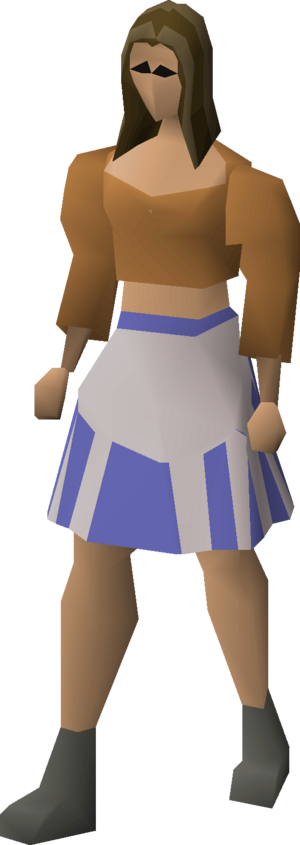 Decorative armour (white plateskirt) equipped female.png