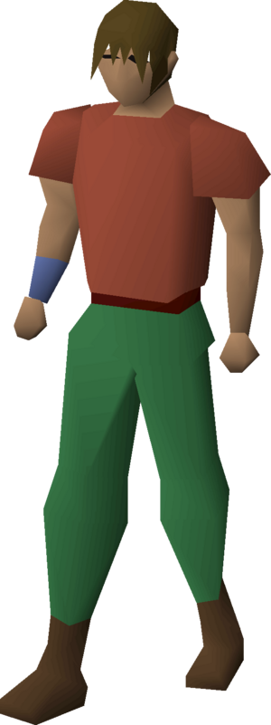 Villager armband (yellow) equipped male.png
