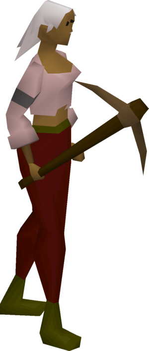 Bronze pickaxe equipped female.png