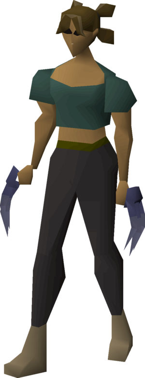 Mithril claws equipped female.png