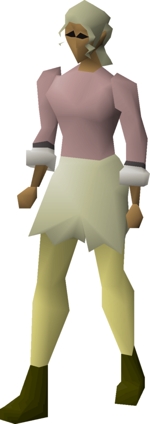 Chicken legs equipped female.png