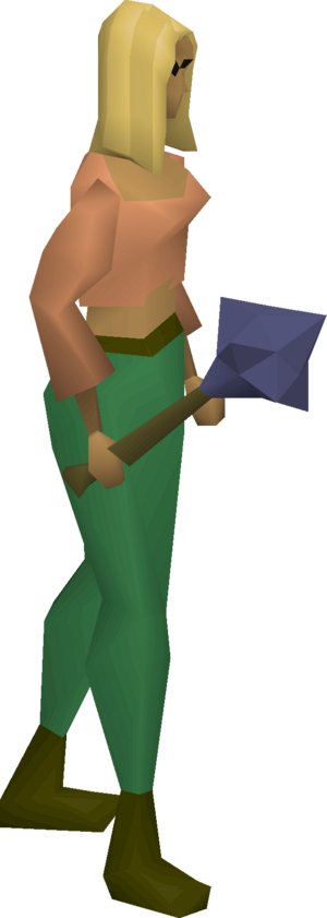 Mithril mace equipped female.png