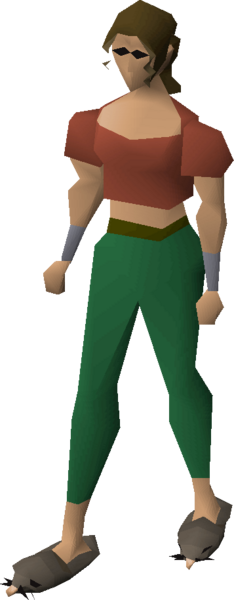 File:Mole slippers equipped female.png