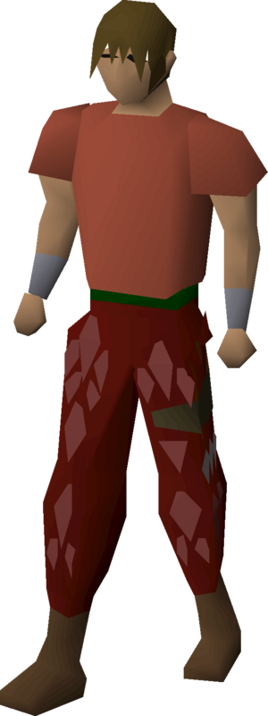 Red d'hide chaps equipped male.png