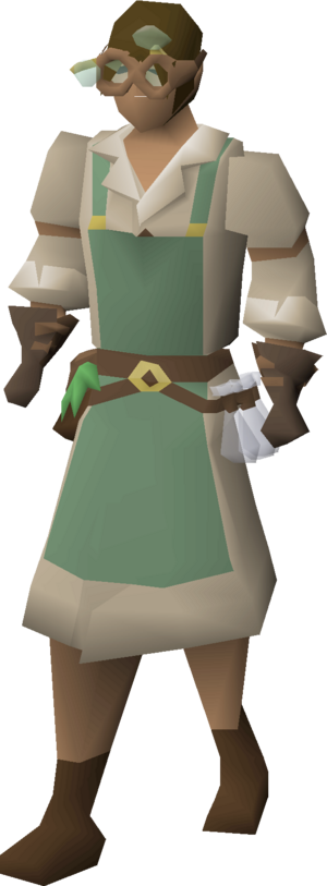 Alchemist outfit (unfocused apron) equipped male.png