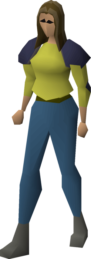 Decorative armour (gold platebody) equipped female.png