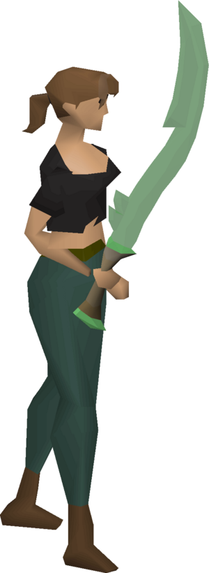 Blade of saeldor (c) (Cadarn) equipped female.png