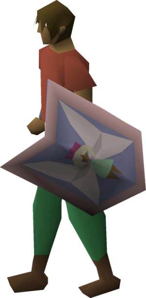 Steel kiteshield (Fairy skin tone 3 tan) equipped male.png