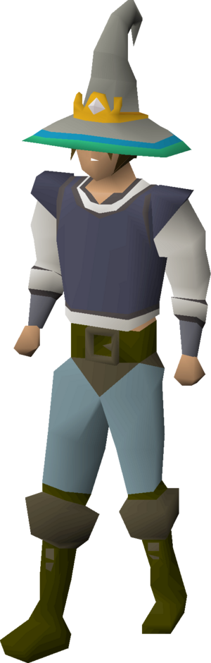 Hat of the eye (green) equipped male.png